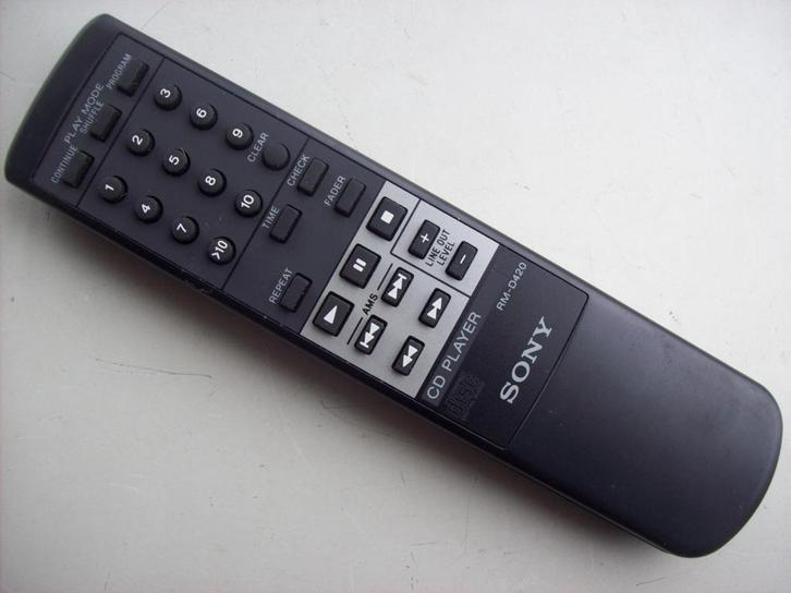 Afstandsbediening Sony rm-d420, Audio, Tv en Foto, Afstandsbedieningen, Origineel, Nieuw, Ophalen of Verzenden