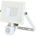 LED Bouwlamp 20 Watt met Sensor - LED Schijnwerper - Viron, Nieuw, Ophalen of Verzenden, Lamp met armatuur