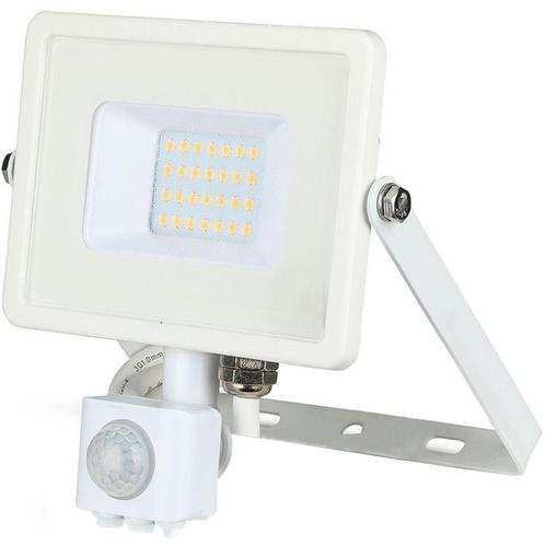 LED Bouwlamp 20 Watt met Sensor - LED Schijnwerper - Viron, Doe-het-zelf en Verbouw, Bouwverlichting, Lamp met armatuur, Nieuw