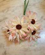 Aster Gerbera Crèmepink Foambloem Doos 30 stuks, Huis en Inrichting, Woonaccessoires | Kunstplanten en Kunstbloemen, Ophalen of Verzenden