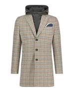 -70% Blue Industry  Blue Industry Mantel  maat 50, Kleding | Heren, Jassen | Winter, Verzenden, Nieuw, Bruin