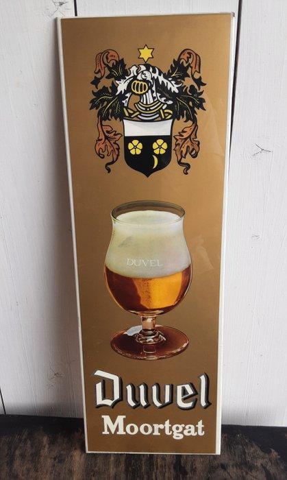 Group otten - Duvel - Reclamebord - Glascoide, Antiek en Kunst, Antiek | Wandborden en Tegels