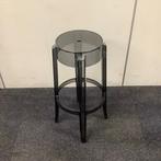 barkruk Kartell Charles Ghost, zithoogte 76 cm, transparant, Ophalen of Verzenden, Gebruikt