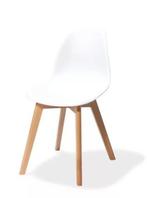 Keeve Stoel | 47x53x(h)83cm | Wit, Verzenden, Nieuw in verpakking