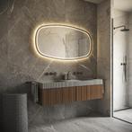 HIPP Design Phantom Deens Ovale LED spiegel met Zwart Frame, Huis en Inrichting, Ophalen of Verzenden, Nieuw