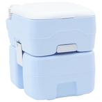 vidaXL Camping Toilet Lichtblauw en Wit 41,5 x 36,5 x 42 cm, Caravans en Kamperen, Kampeeraccessoires, Verzenden, Nieuw