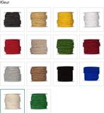 Koord Glanzend gekleurd Geel 912 6 mm rol 10 meter, Ophalen of Verzenden, Nieuw