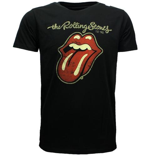 The Rolling Stones Plastered Tongue T-Shirt - Officiële, Kleding | Heren, T-shirts