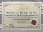 Certificaat - Nintendo - New Nintendo 3DS Top Fan, Nieuw