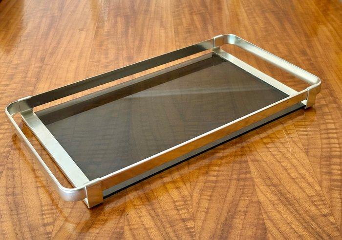 MB - DESIGN MB ITALY - Dienblad - Aluminium, Glas, Antiek en Kunst, Antiek | Keukenbenodigdheden