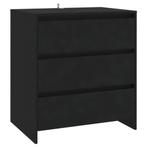 Dressoir Zwart Hout | OP = OP | Stijlvol & Voordelig, Huis en Inrichting, Kasten | Dressoirs, Nieuw, Minimalistisch, Met lade(s)