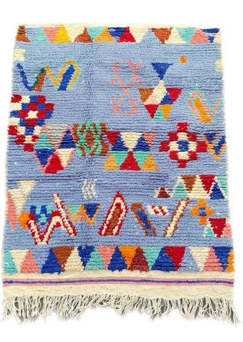Uniek Handgemaakt Berber Tapijt - 100% Natuurlijke Wol uit, Huis en Inrichting, Stoffering | Tapijten en Kleden
