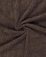 Corduroy Imitatie Bont Bruin, Hobby en Vrije tijd, Stoffen en Lappen, Nieuw, Bruin