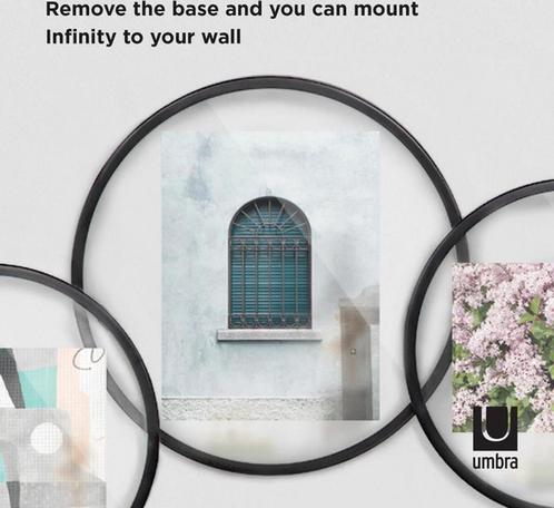Umbra Infinity ronde fotolijst, Huis en Inrichting, Woonaccessoires | Overige, Nieuw, Ophalen of Verzenden