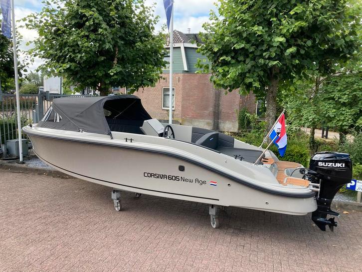 Corsiva 605 Tender met Suzuki 60 pk | Snelvarend |, Watersport en Boten, Sloepen, Snelvarend, Buitenboordmotor, 50 tot 70 pk, 6 meter of meer