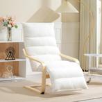 TRUUSK Loungestoel Fauteuil - Verstelbaar Voetensteun - Sher, Huis en Inrichting, Stoelen, Verzenden, Nieuw