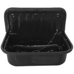 Xellanz Uitstortgootsteen - Glans Zwart - Plaatstaal met, Ophalen of Verzenden, Nieuw