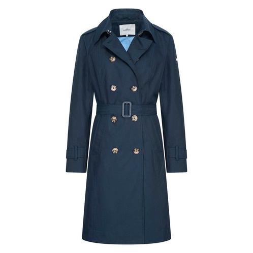 -30% HV Society  HV Society Trenchcoat hvscynthia  maat 44, Kleding | Dames, Jassen | Zomer, Blauw, Nieuw, Verzenden