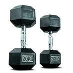 Hexa dumbbell 20 kg, Sport en Fitness, Fitnessmaterialen, Verzenden, Nieuw