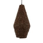 *WOONWINKEL* By-Boo Shanga 3 Hanglamp Houten Kralen, Verzenden, Nieuw