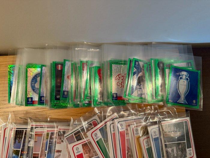 Topps Euro 2024 - Yamal/Ronaldo - (100/100) Green Parallel +, Verzamelen, Stickers
