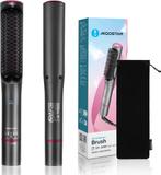 Stijltang - Stijlborstel - 2 in 1 - Zwart - Aigostar •, Sieraden, Tassen en Uiterlijk, Uiterlijk | Haarverzorging, Verzenden, Zo goed als nieuw