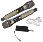 QTX J-Mic UHF Draadloze Microfoonset Met 2 X Handzenders En, Verzenden, Nieuw, Overige typen