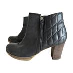 Gabor - enkellaarsjes - dames - maat 40 - zwart - leer, Nieuw