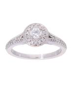 Ring - 18 karaat Witgoud - 1.00ct. tw. Diamant (Natuurlijk), Nieuw