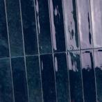 Wandtegels Patagonia Blue 6,5x26 cm langwerpige handvorm teg, Verzenden, Nieuw