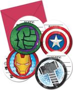 Avengers Uitnodigingen 6st, Hobby en Vrije tijd, Feestartikelen, Verzenden, Nieuw
