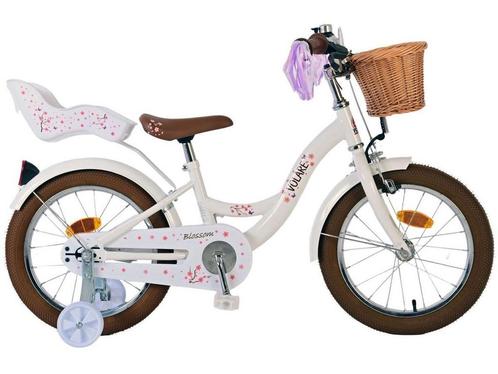 Volare Blossom - Kinderfiets - 16 inch - Meisjes - Wit, Huis en Inrichting, Woonaccessoires | Overige, Zo goed als nieuw, Verzenden