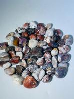 ***GEEN VEILINGRESERVE*** Crazy Lace Agate Tumble Stones – 1, Verzamelen, Mineralen en Fossielen