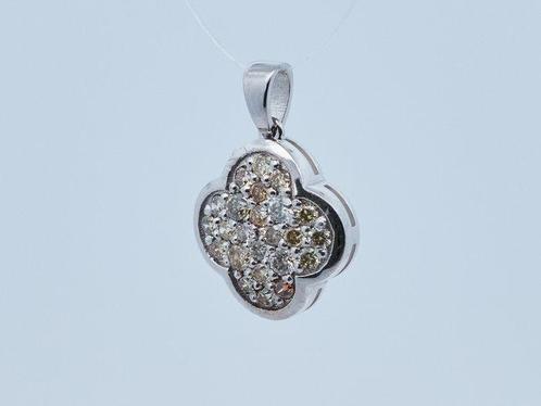 Hanger 14 kt. - 0.48ct. tw. Diamant (Natuurlijk gekleurd), Sieraden, Tassen en Uiterlijk, Antieke sieraden