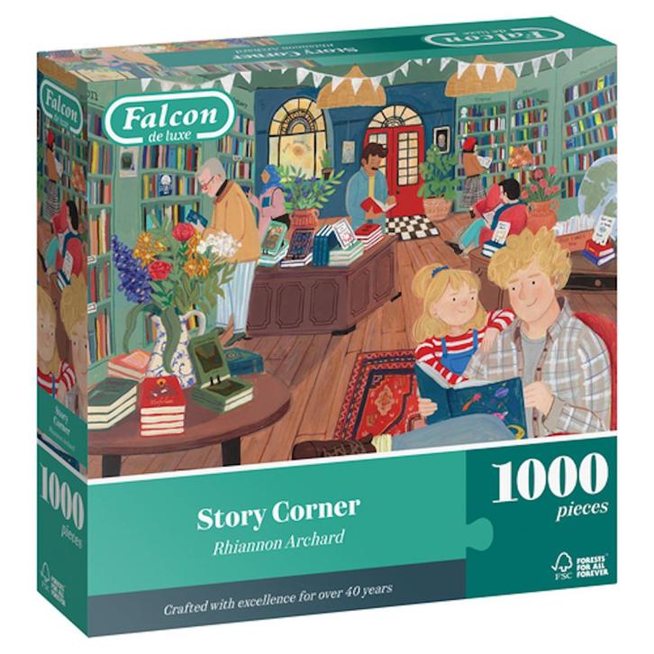 Story Corner Puzzel (1000 stukjes) | Falcon - Puzzels, Hobby en Vrije tijd, Denksport en Puzzels, Nieuw, Verzenden