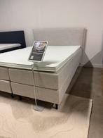 Boxspring Mallorca naturel beige hoofdbord bed matras topper, Huis en Inrichting, Ophalen, Beige, 180 cm, 200 cm