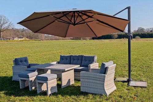 A-kwaliteit Aluminium Frame Wicker Dining Loungeset NIEUW, Tuin en Terras, Tuinsets en Loungesets, Bank, Bijzettafel, Eettafel
