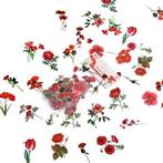 Bloemetjes en blaadjes rood voor epoxy resin, zeep, kaarsen, Hobby en Vrije tijd, Ophalen of Verzenden, Nieuw