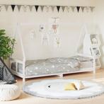 vidaXL Kinderbedframe 80x200 cm massief grenenhout wit, Kinderen en Baby's, Kinderkamer | Bedden, Verzenden, Nieuw
