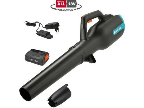 GARDENA PowerJet accu bladblazer - 18V P4A set - 100 km/h -, Tuin en Terras, Hand-tuingereedschap, Zo goed als nieuw, Verzenden