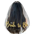 Bride to Be sluiers in 4 kleuren, Verzenden, Nieuw, Versiering, Geboorte of Huwelijk