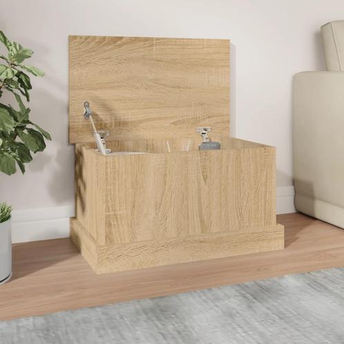 vidaXL Opbergbox 50x30x28 cm bewerkt hout sonoma, Huis en Inrichting, Woonaccessoires | Kisten, Nieuw, Verzenden