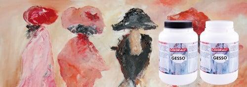 Gesso Wit Colorall 750 ml, Hobby en Vrije tijd, Knutselen, Nieuw, Ophalen of Verzenden