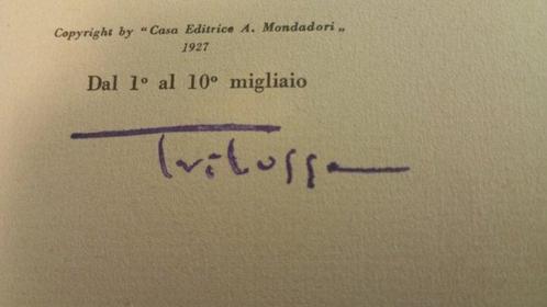 Signed, Trilussa - La Gente - 1927, Antiek en Kunst, Antiek | Boeken en Bijbels