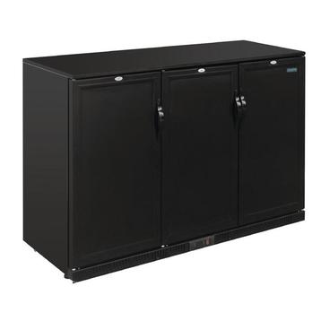 Polar G-serie 900mm barkoeling drie deuren 330L zwart beschikbaar voor biedingen