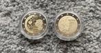 België. 2 Euro 2022 Dank U + Erasmus (2 coins) Proof, Postzegels en Munten