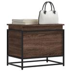 vidaXL Opbergbox met deksel 60x40x51,5 cm bewerkt hout bruin, Huis en Inrichting, Verzenden, Nieuw