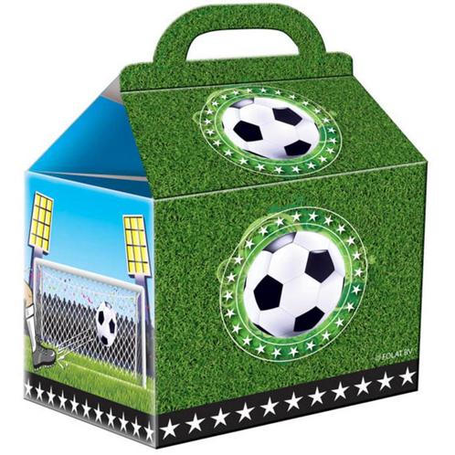 Voetbal Uitdeeldoosjes 4st, Hobby en Vrije tijd, Feestartikelen, Nieuw, Verzenden