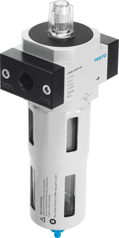 Festo Fijnfilter G1/4 2-12bar 900l/min 1µm Midi - 532830, Doe-het-zelf en Verbouw, Gereedschap | Machine-onderdelen en Toebehoren