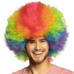 Gekleurde Pruik Afro Clown, Verzenden, Nieuw